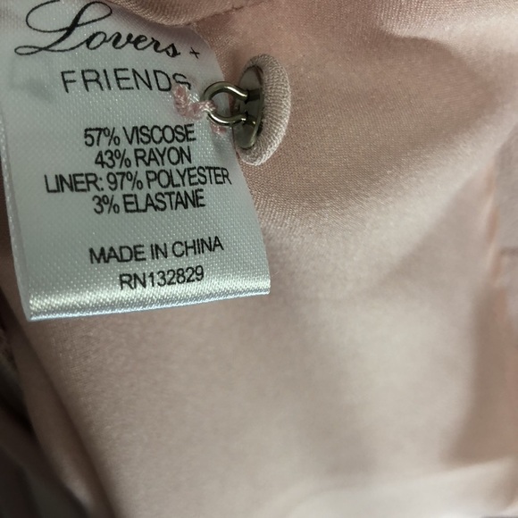 Lovers +‎ Friends Powder Pink Shimmy Mini Dress Size XS - Picture 8 of 9